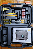 Электрический цифровой насос компрессор с набором инструментов в кейсе Eafc №1873