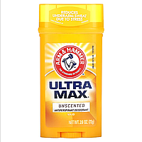 Arm & Hammer, UltraMax, твердый дезодорант-антиперспирант для мужчин, аромат «Без запаха» 73 г