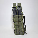 Підсумок на 2 магазина (5.45 або 5.56, або 7.62) | Олива | Ukr shield, фото 3