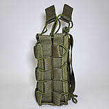 Підсумок на 2 магазина (5.45 або 5.56, або 7.62) | Олива | Ukr shield, фото 5