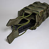 Підсумок на 2 магазина (5.45 або 5.56, або 7.62) | Олива | Ukr shield, фото 6