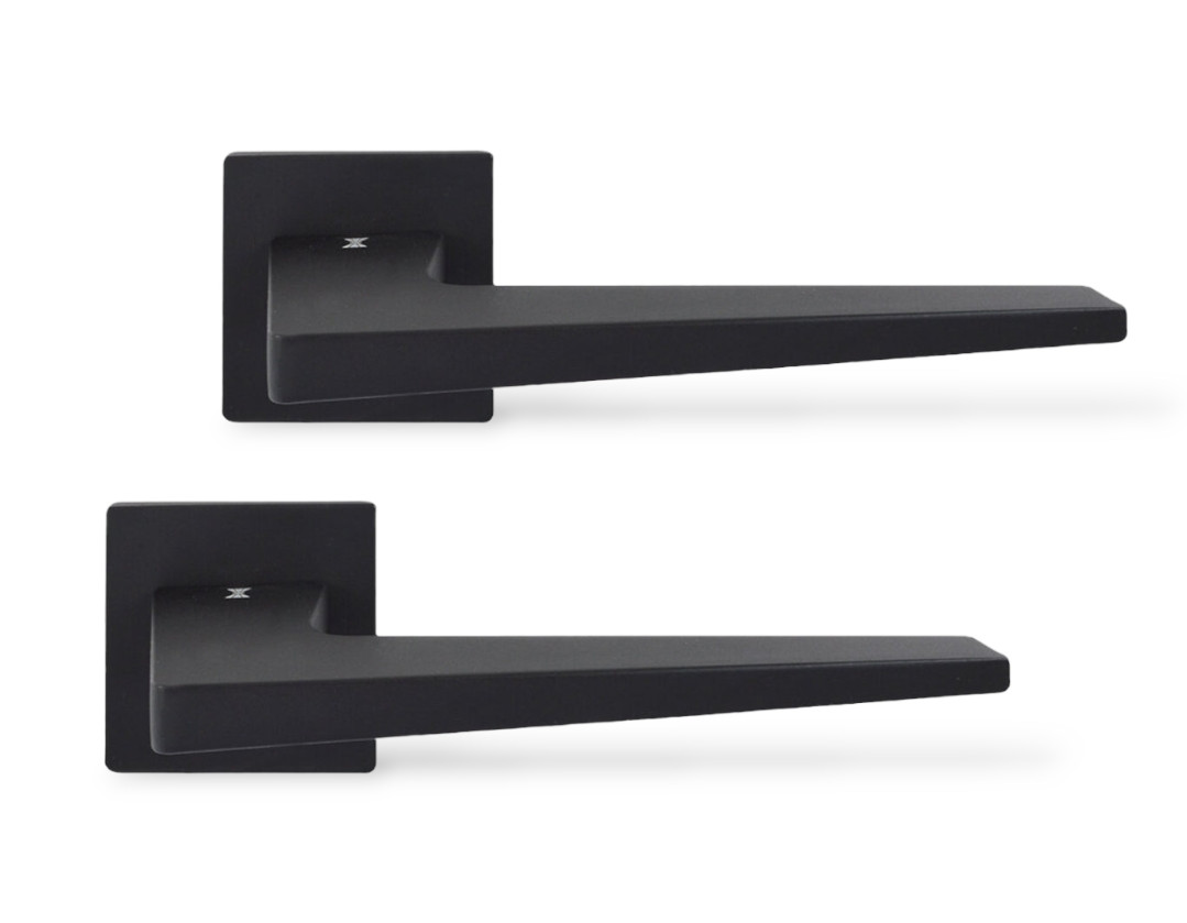 Ручки для дверей Fimet  Flake 1355-213 чорний матовий, фото 1