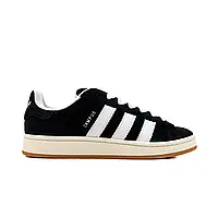 Кросівки Adidas Campus 00S BLACK WHITE HQ8708 (Адідас Кампус жіночі чорно-білі) 44