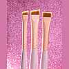 Набір пензлів ZOLA MAGIC BROW BRUSHES для фарбування брів світло-рожевий, фото 7