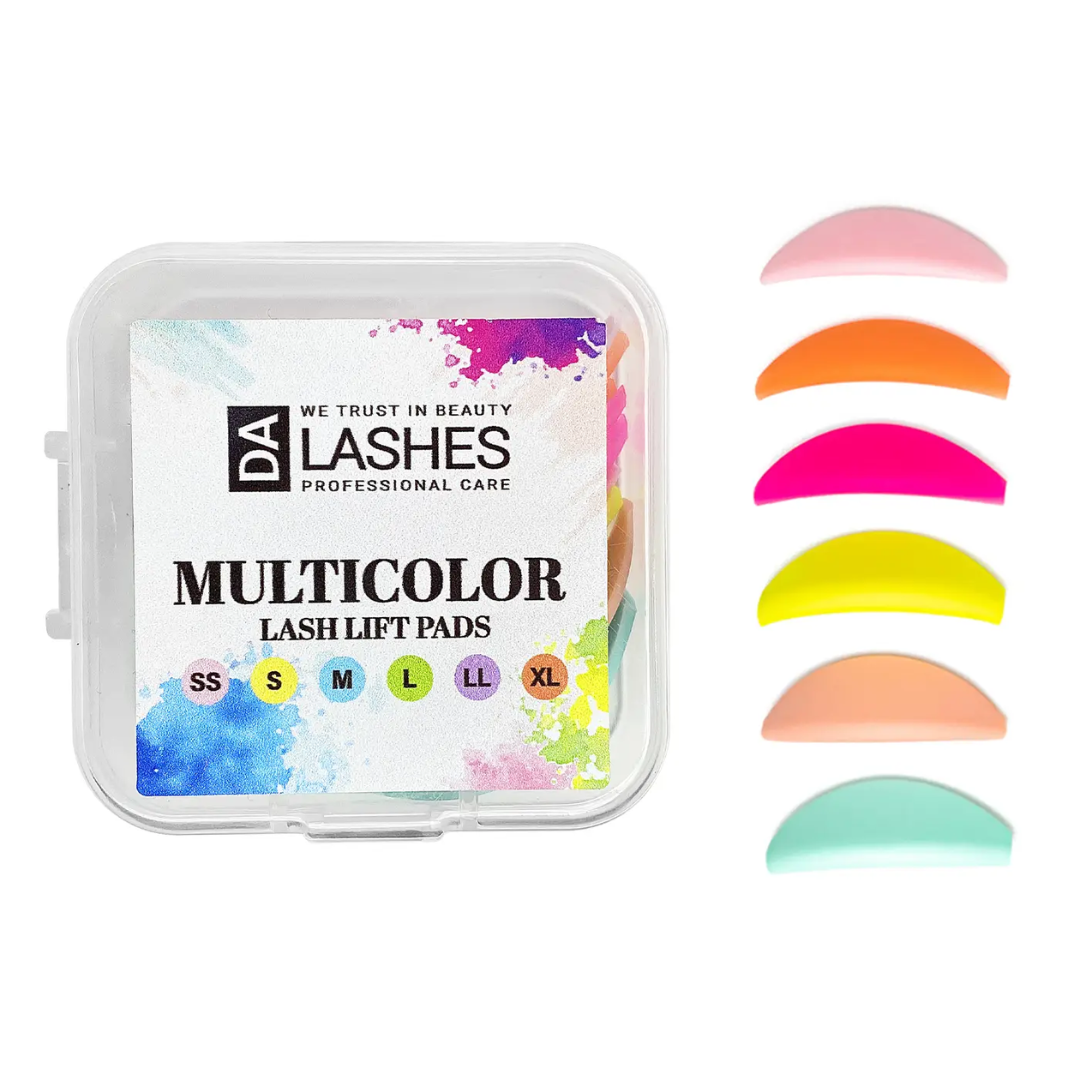 Dalashes Multicolor Валики для ламінування вій 6 пар