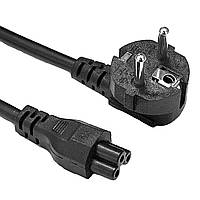 Мережевий кабель для блоку живлення ноутбука 220V 1.5 m Шнур живлення DC 3 pin