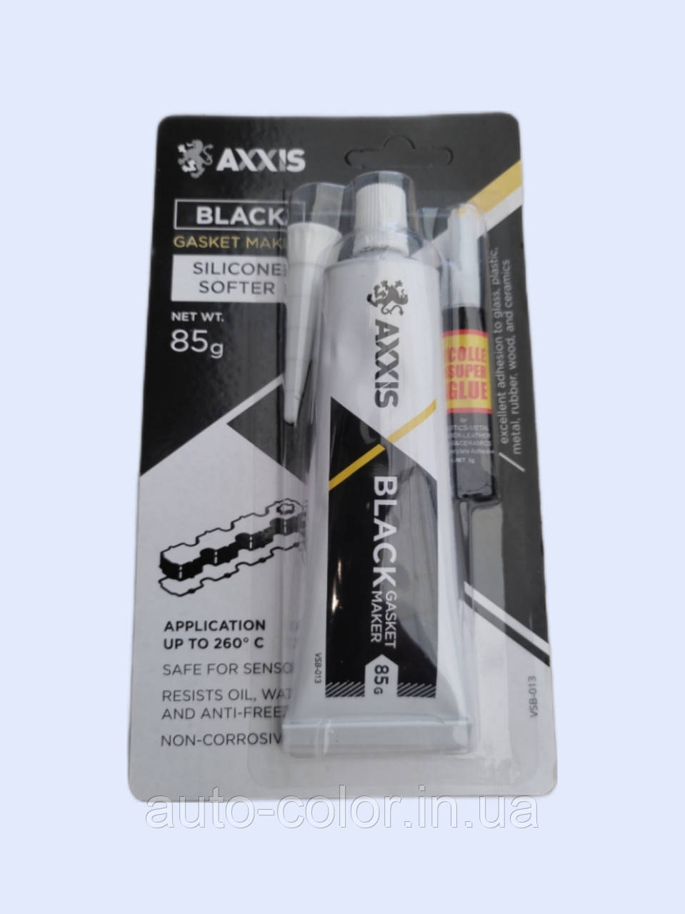 Герметик-формувач прокладок 85 г чорний Gasket Maker AXXIS (VSB-013), фото 1