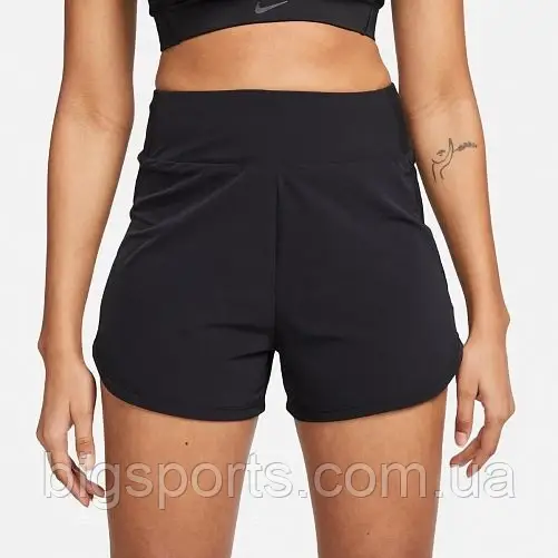 Шорти для бігу жіночі Nike W BLISS DF HR 3IN BR SHORT (арт. DX6018-010)
