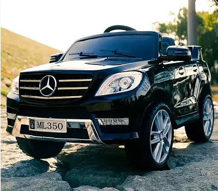 Дитячий електромобіль джип Mercedes-Benz ML 350 M 3568EBLRS-2 (MP3, SD-карта, USB, мотори 2x25W, акум.12V7A), фото 1