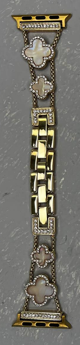 Ремінці Van Cleef & Arpels - для Apple Watch Gold Ivory •38/40/41mm