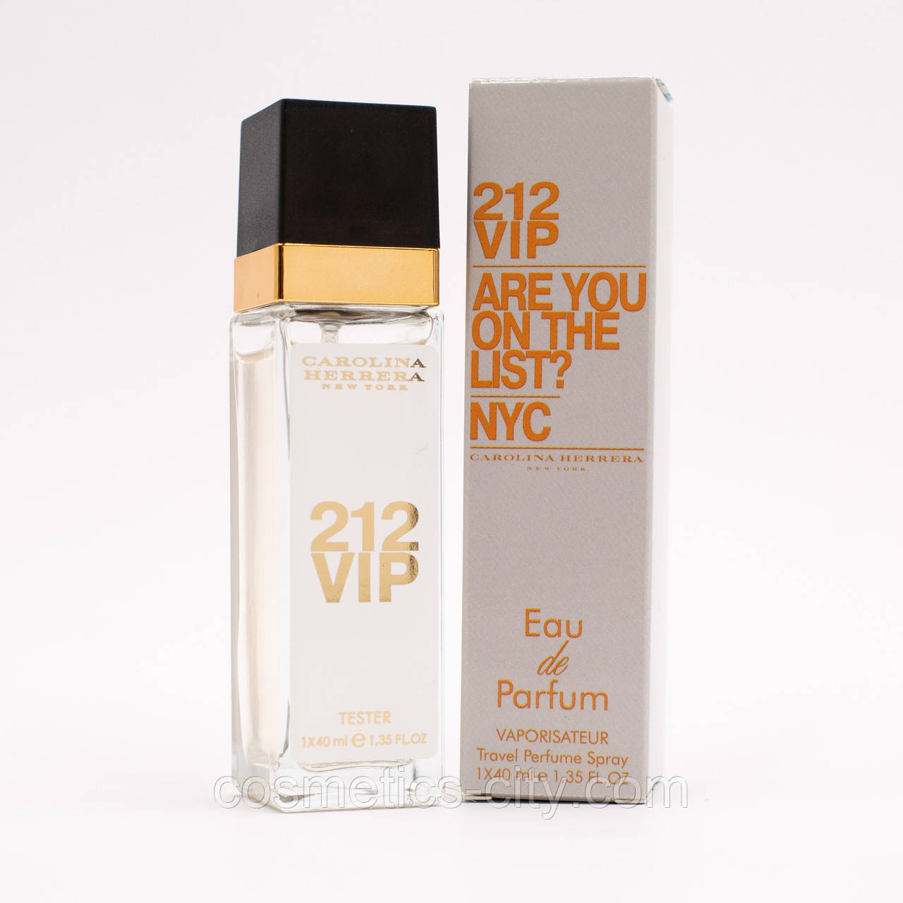 Тестер жіночий Carolina Herrera 212 VIP, 40 мл., фото 1