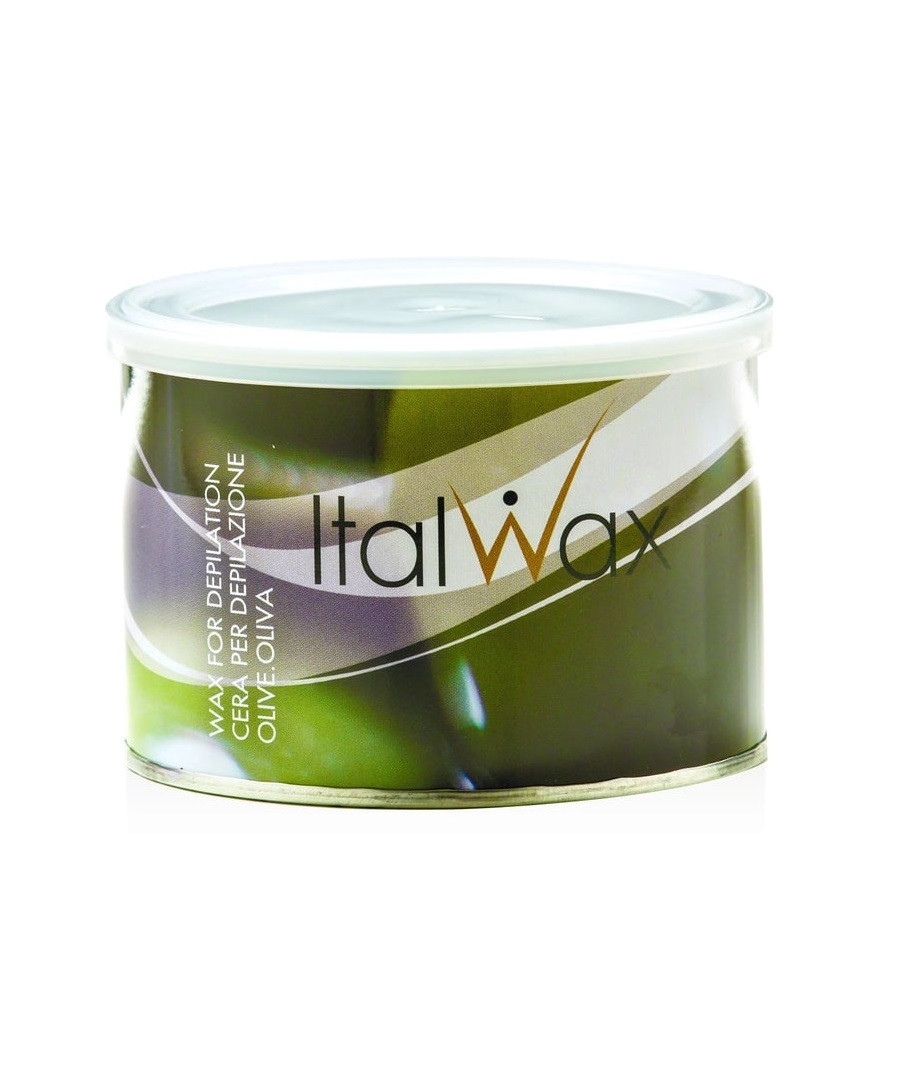 Теплий віск для депіляції в банці ItalWax "Олива", 400 мл