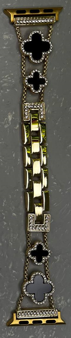 Ремінці Van Cleef & Arpels - для Apple Watch Gold Black •38/40/41mm