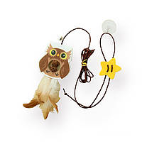 Іграшка - дразнилка для кішок на липучці "СОВА" Cordyceps sinensis