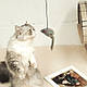 Іграшка - дразнилка для кішок на зажимі з резинкою "ПТАШКА", фото 7
