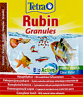 Корм Tetra Rubin Granules для аквариумных рыбок, для яркости окраски, 15 г (гранулы) b