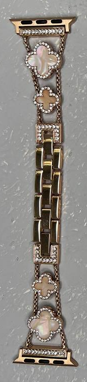 Ремінці Van Cleef & Arpels - для Apple Watch Rose Gold Ivory •42/44/45/49mm