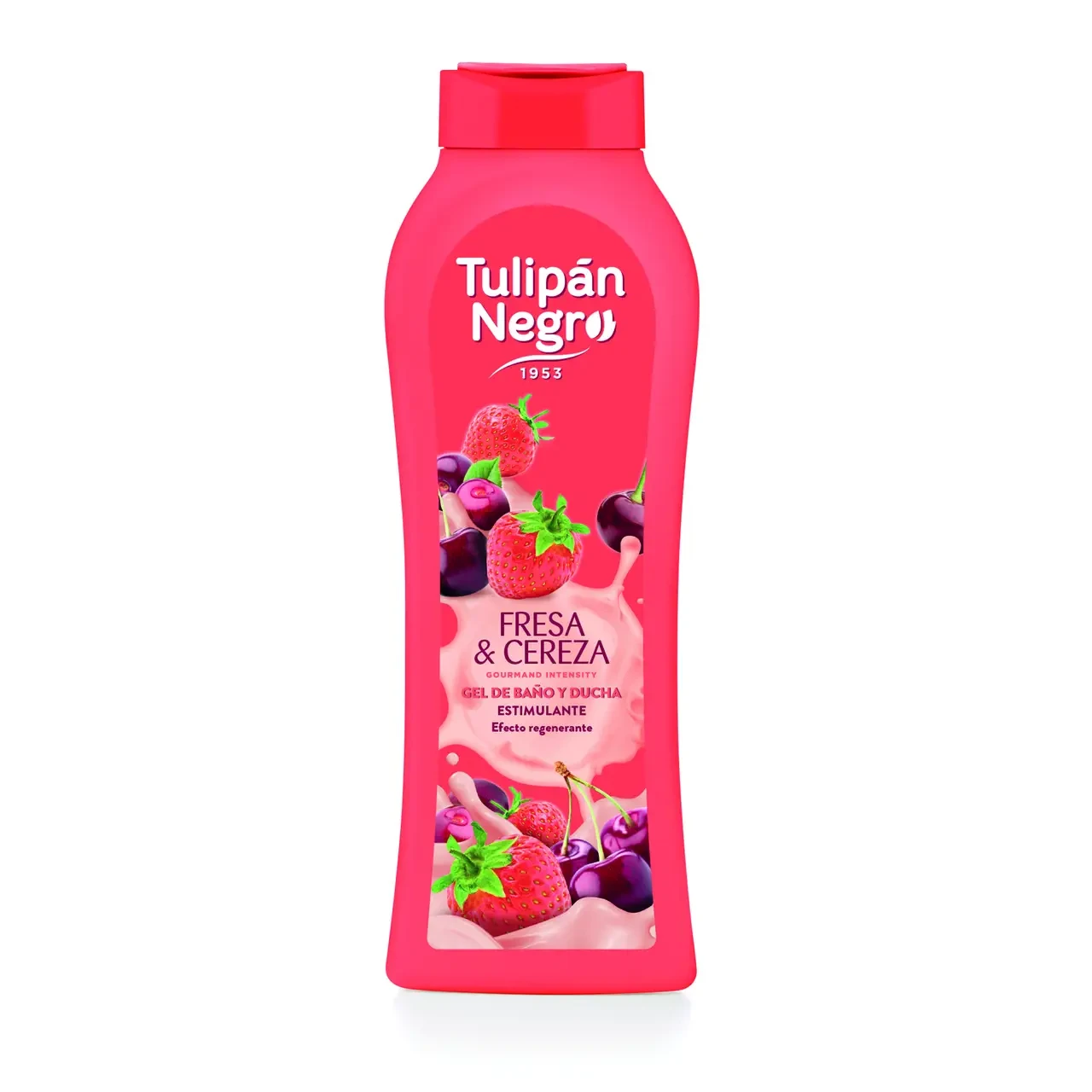 Гель для душу "Полуниця та вишня" Tulipan Negro Shower Gel