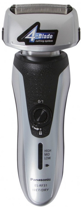 Бритва електрична Panasonic ES-RF31-S520 — 4 головки, 10 000 об/хв, сухе/вологе гоління, срібна