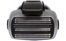 Бритва електрична Panasonic ES-RF31-S520 — 4 головки, 10 000 об/хв, сухе/вологе гоління, срібна, фото 5