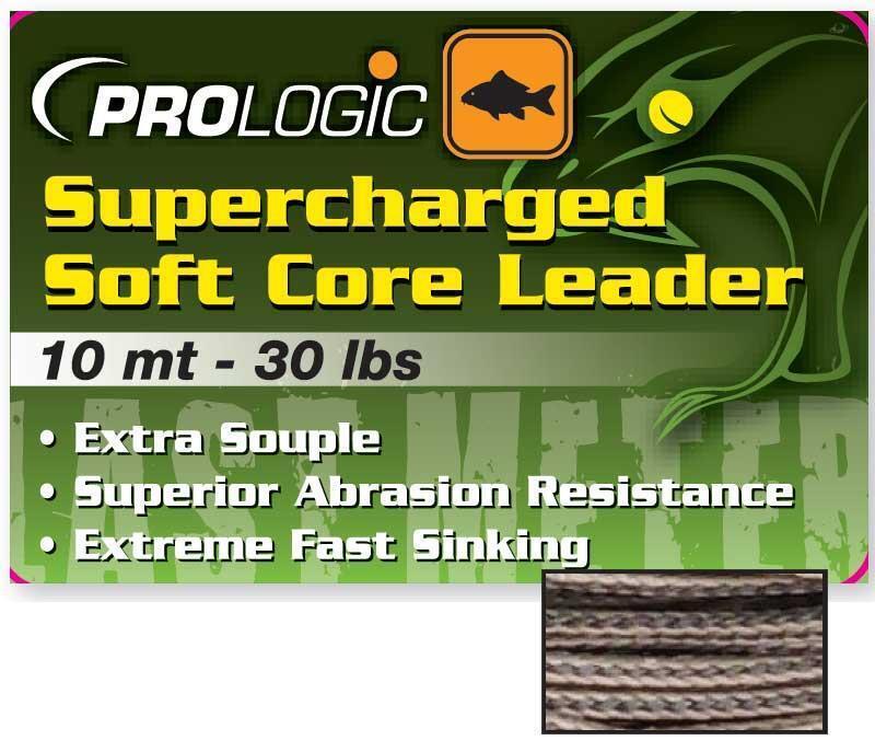 Лидкор Prologic Supercharged Soft Core Leader 5m 50lbs Camo Silt