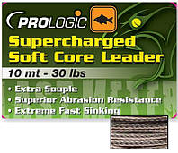 Лидкор Prologic Supercharged Soft Core Leader 5m 50lbs Camo Silt