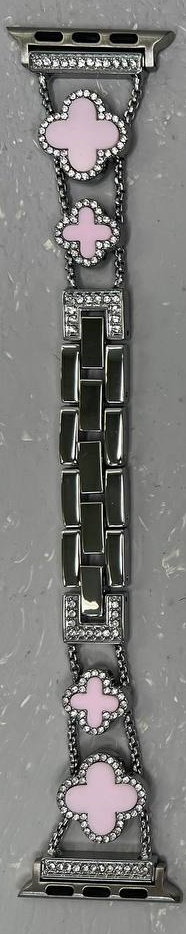 Ремінці Van Cleef & Arpels - для Apple Watch Silver Pink •38/40/41mm