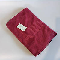 Банные полотенца Париж, Полотенце микрофибра 140*70 см,Полотенца красные банные, Полотенца с петелькой