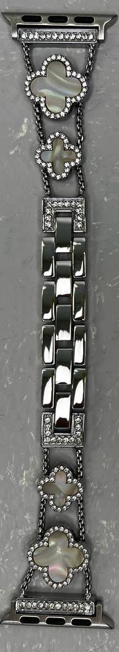 Ремінці Van Cleef & Arpels - для Apple Watch Silver Ivory •42/44/45/49mm