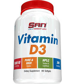 SAN Vitamin D3 1000 IU 360 капс