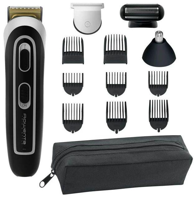 Тример Rowenta TN9140F4 — для бороди, голови й тіла, мережа+акум., 11 насадок