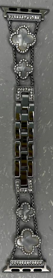 Ремінці  Van Cleef & Arpels - для Apple Watch Silver White •42/44/45/49mm