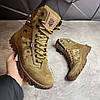 Чоловічі тактичні берці весна-літо койот/піксель (з гербом), військові літні черевики, армійське літнє взуття для зсу 40-46, фото 2