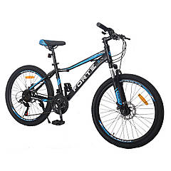 Велосипед Forte Warrior MTB 24"/15" синьо-чорний HLZ