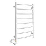 Електрична рушникосушка Flyme White Classic 8L (сенсорний терморегулятор, таймер) колір білий / ліва, фото 3