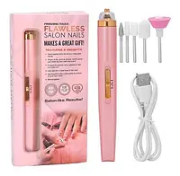 Фрезер для маникюра и педикюра Flawless Salon Nails розовый