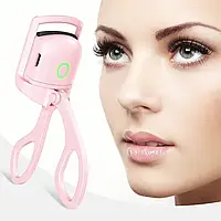 Электрический USB-зажим для завивки ресниц Розовый