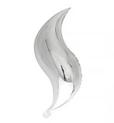 Повітряна куля "Вензель", розмір 56х25 см., колір - срібло