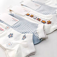 Короткі жіночі бавовняні шкарпетки з малюнком Шугуан, фото 2