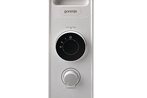 Обігрівач оливний Gorenje, 15м2, 2000Вт, мех. упр-ння, 9 секцій, білий, фото 4