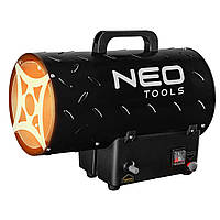 Тепловая пушка газовая Neo Tools, 15кВт, 150м кв., 580м куб./ч, чёрный