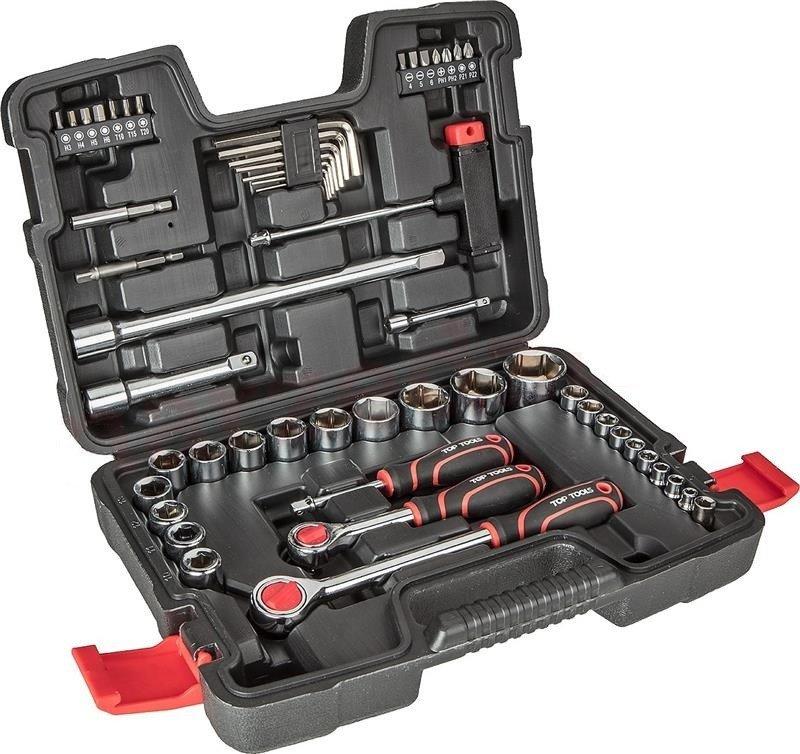 Набір інструментів Top Tools, 1/2", 1/4", 53шт