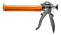 Пистолет для герметика Neo Tools, 300мл, корпус листовой металл 1.7мм, рабочая часть 240мм