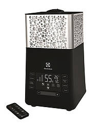 Зволожувач повітря Electrolux ультразвуковий, 50м2, 5л, 400мл/г, електр. кер-ння, пульт ДК, гігростат, теплий пар, чорний