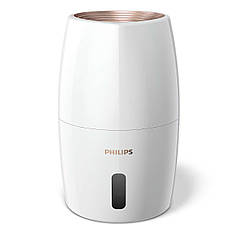 Зволожувач повітря PHILIPS традиційне зволоження, 30м2, 2л, 200мл/г, електр. кер-ння, авт. вимк, дисплей, білий