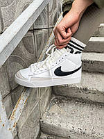 Мужские / женские кроссовки Nike Blazer Black White