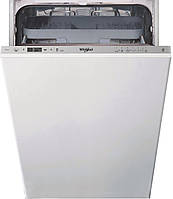 Посудомоечная машина Whirlpool встраиваемая, 10компл., A++, 45см, дисплей, белый
