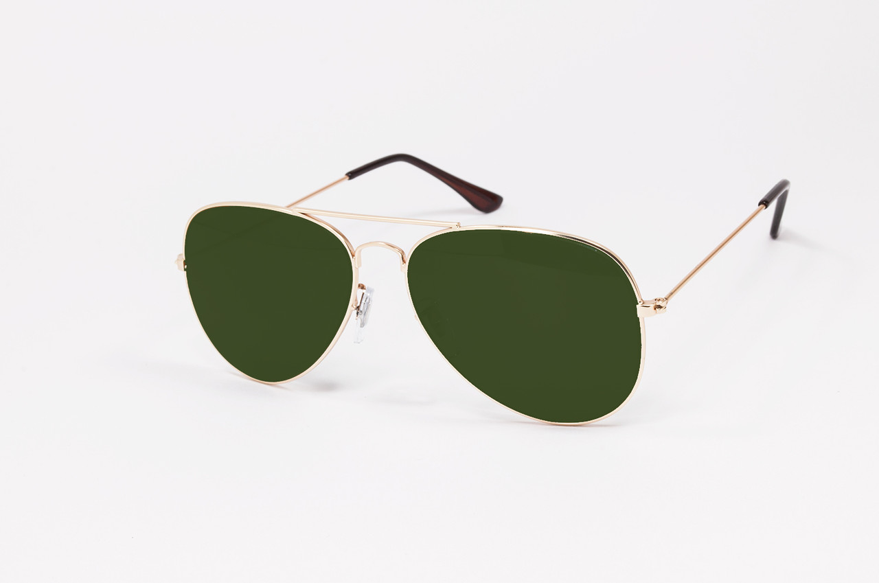 Сонцезахисні окуляри З ДІОПТРІЯМИ ДЛЯ ЗОРУ із зеленими лінзами в стилі Ray-Ban