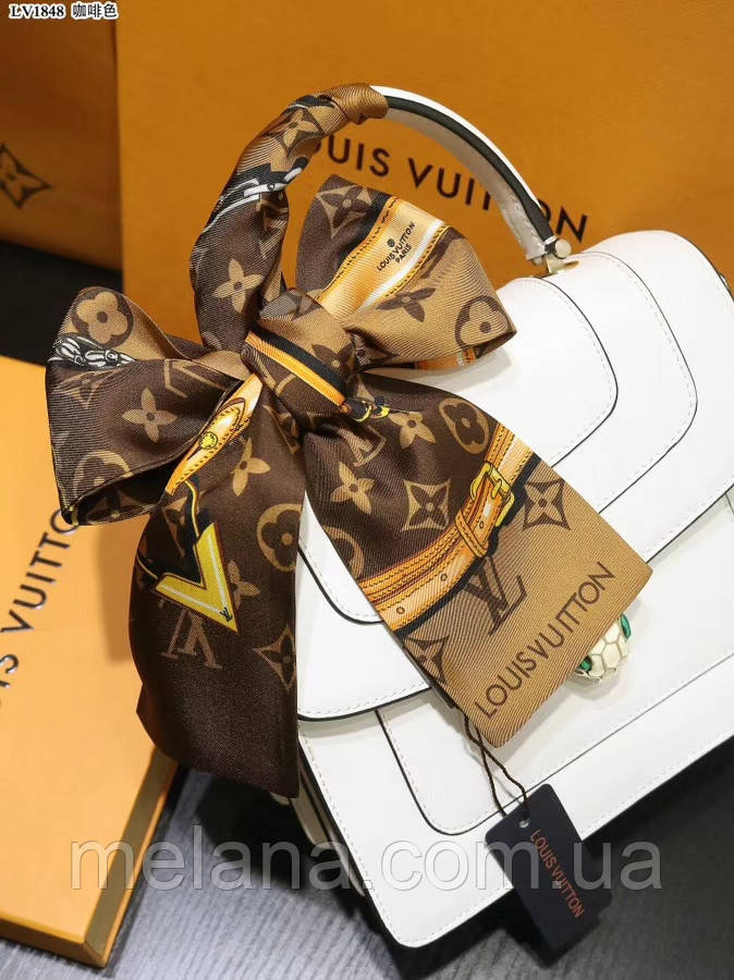 Шовкова стрічка твіллі Louis Vuitton Луї Вітон