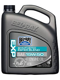 Моторна олія Bel-Ray EXP напівсинтетичне Ester  4T 15W-50 4L